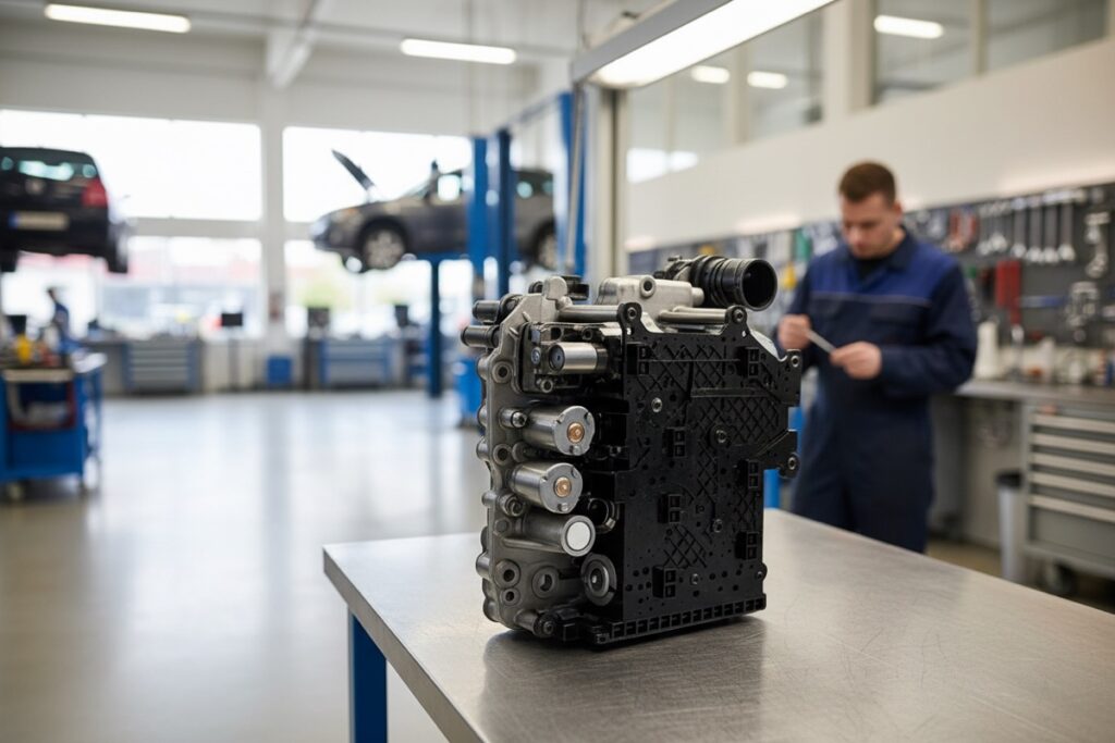 Мехатроник DSG 7 на верстаке автосервиса — ремонт мехатроника VW Talagon