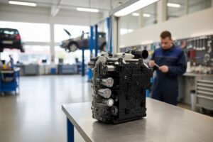 Мехатроник DSG 7 на верстаке автосервиса — ремонт мехатроника VW Talagon